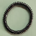 Black Colored Bracelet Magnetic Geometric Shape